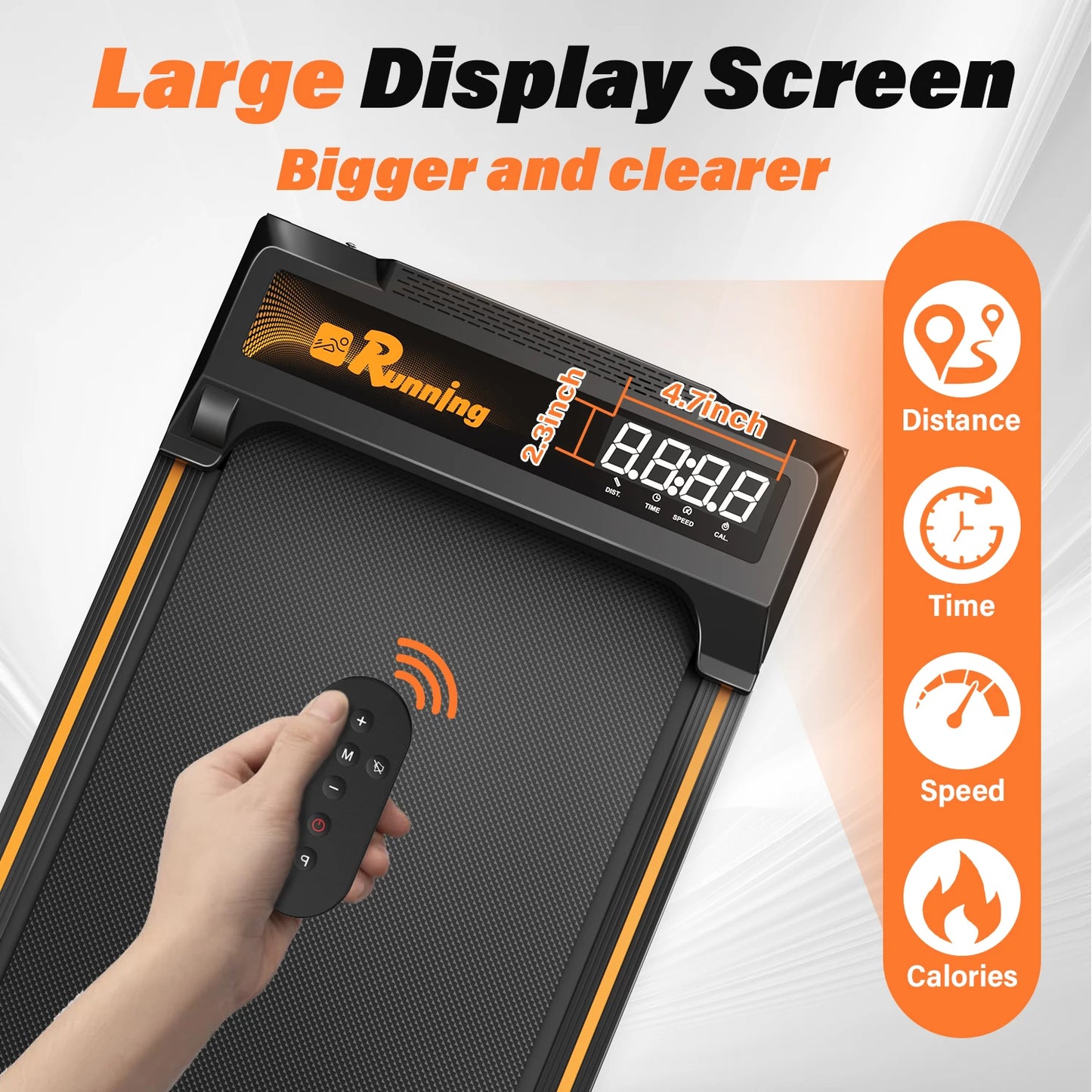 Indoor Walking Desk LED Display Electric Treadmill