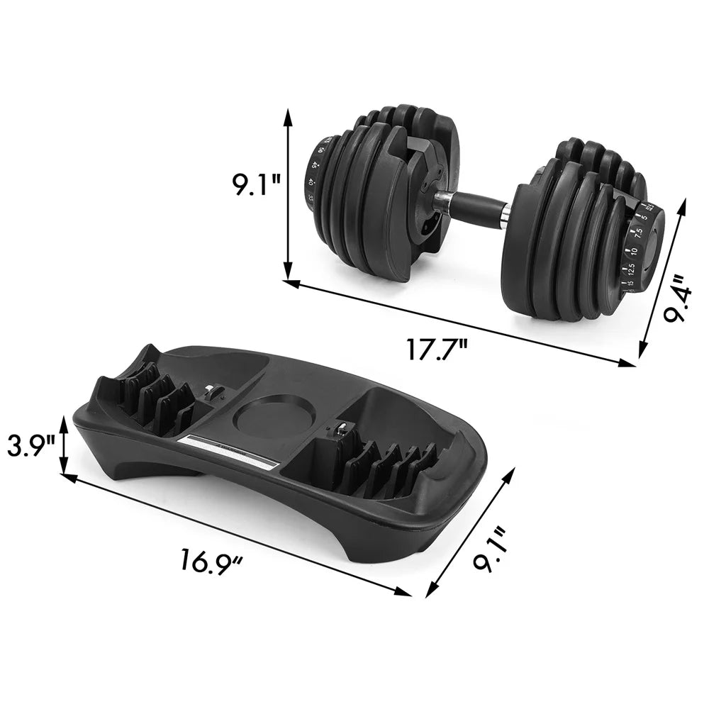 40kg Adjustable Dumbbell Gym