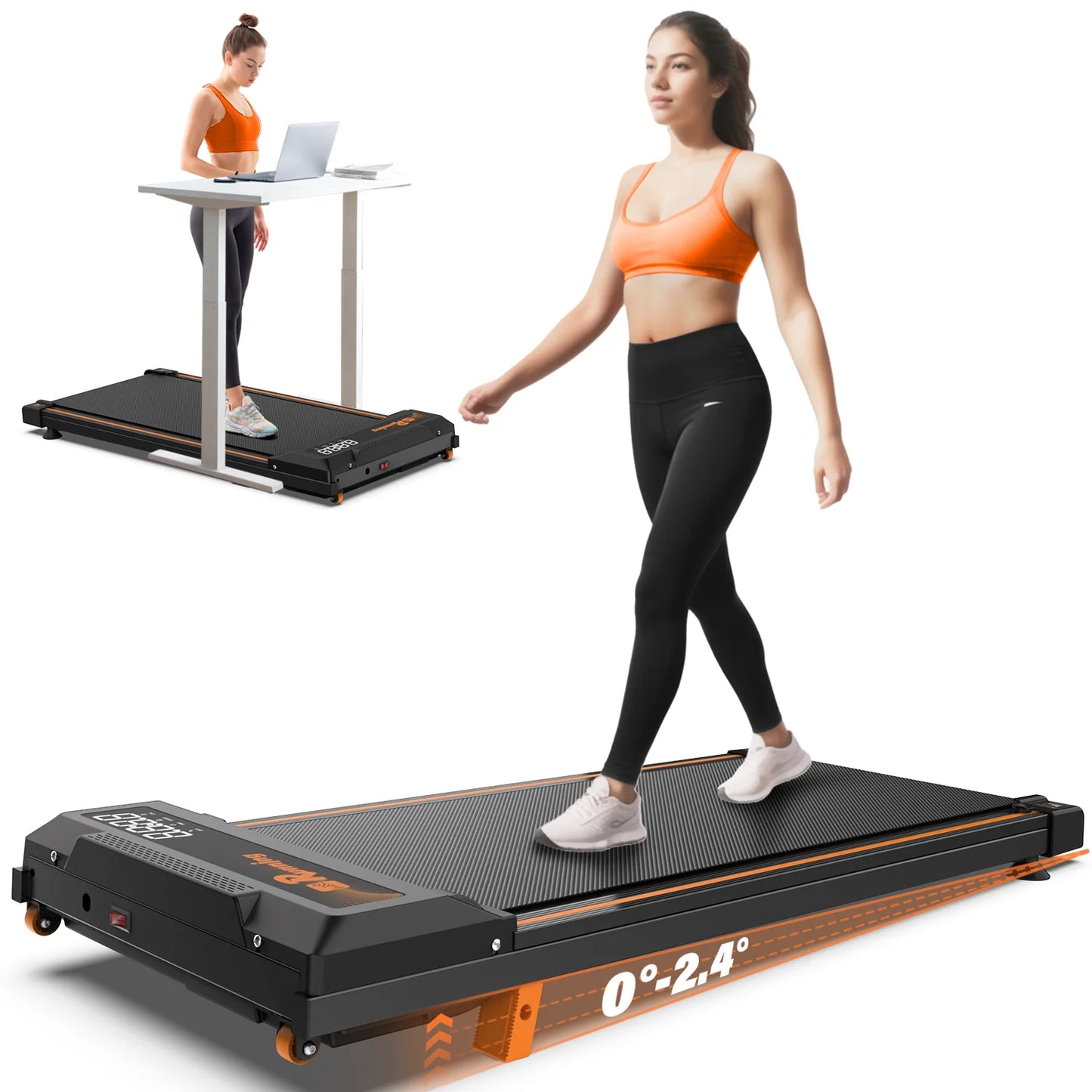 Indoor Walking Desk LED Display Electric Treadmill