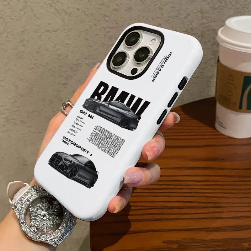 Fashionable black car Phone Case