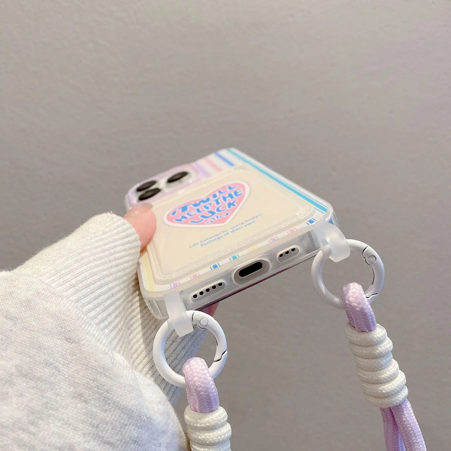 Cute Soft Phone Case with a Card Holder Wallet Shockproof Cover