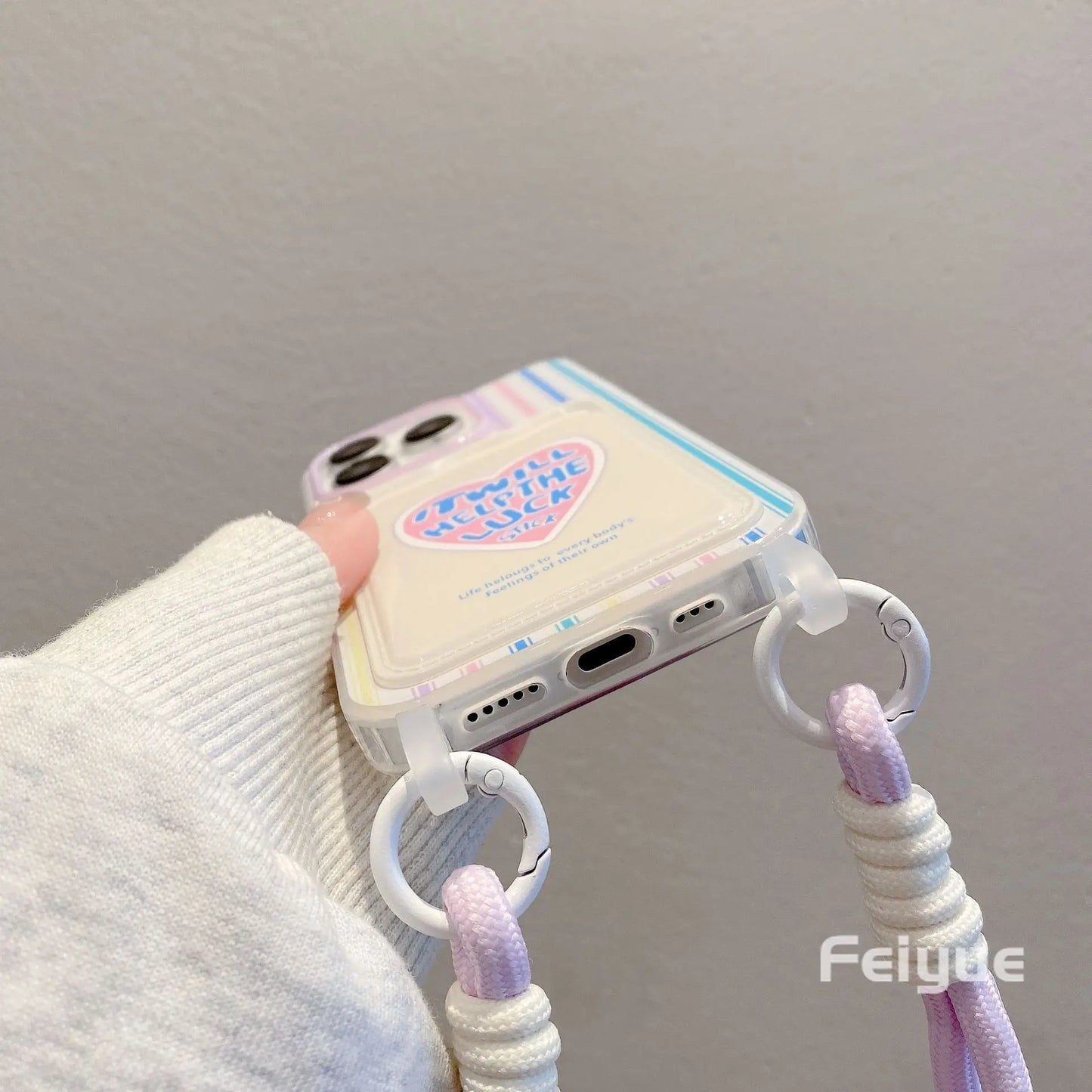 Cute Soft Phone Case with a Card Holder Wallet Shockproof Cover