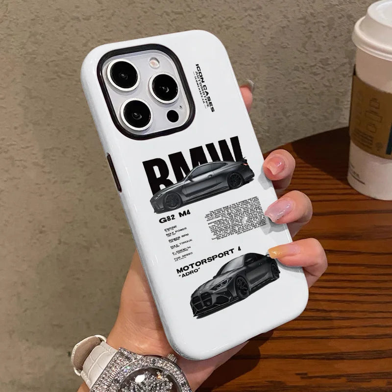 Fashionable black car Phone Case