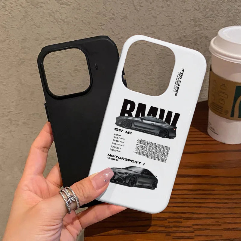 Fashionable black car Phone Case