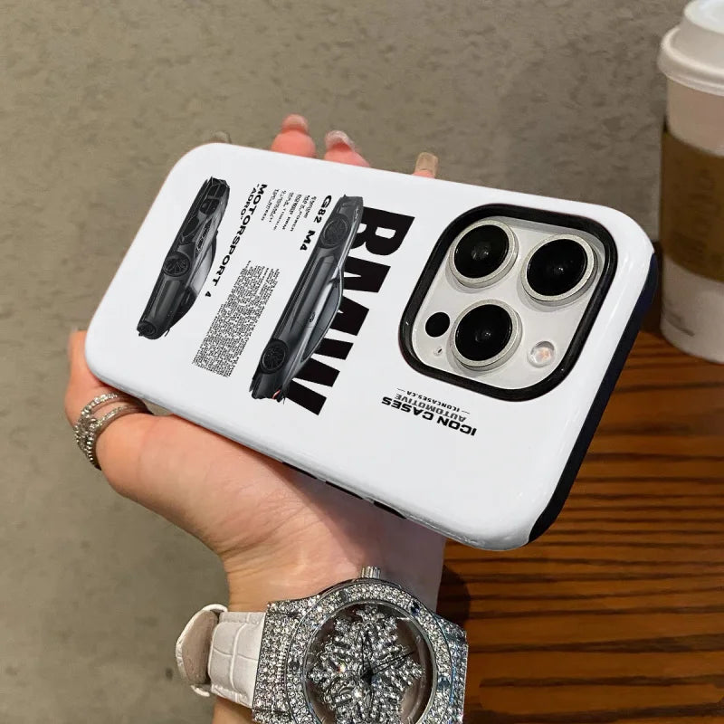 Fashionable black car Phone Case